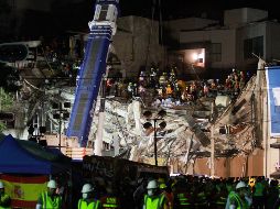 Pasó más de treinta horas encerrada en un reducido espacio del edificio de seis pisos de la calle de Álvaro Obregón 286.