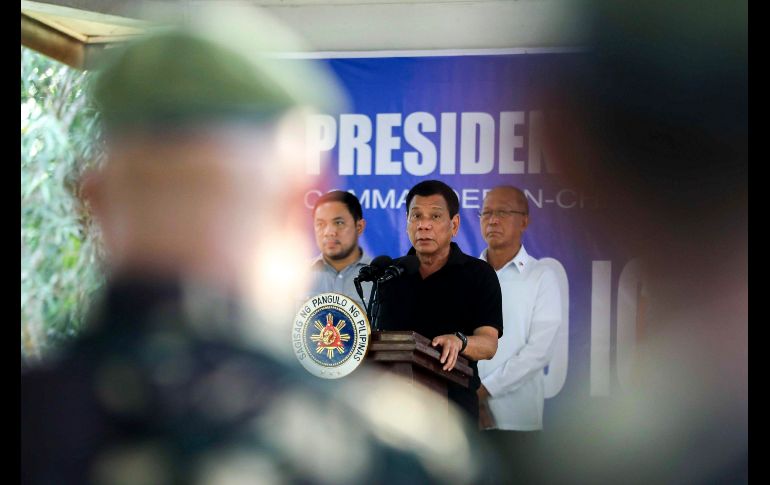 El presidente Duterte no se hallaba en las dependencias del Palacio de Malacañán en el momento del incidente.