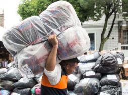 Siguen recolectando víveres, tan sólo este martes se llevarán 50 toneladas, 30 de las cuales van a la UNAM para de ahí ser repartidas. Twitter / @udg_oficial