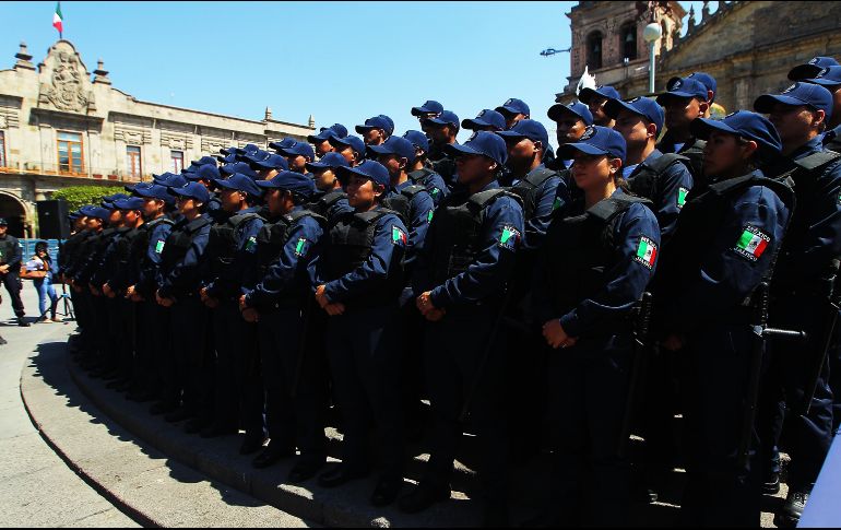 ''No nada más hay que mejorar la fuerza y la calidad, también deben estar equipados para hacer correctamente sus labores'', dice el coordinador de la mesa de seguridad de SOS Jalisco. EL INFORMADOR / ARCHIVO