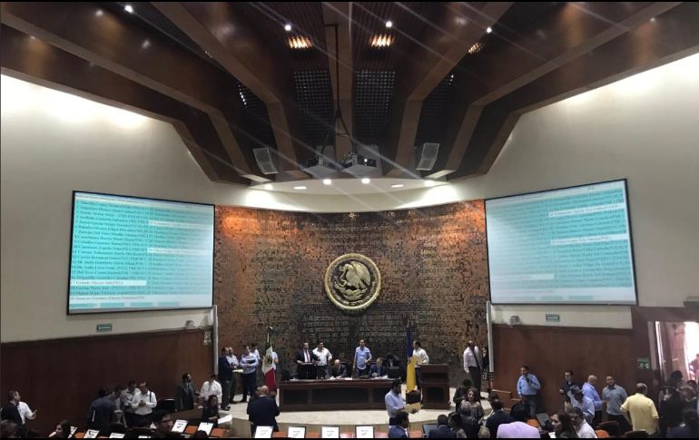 El pleno del Congreso aprobó un acuerdo legislativo para pedir a las áreas administrativas hacer un análisis de las partidas presupuestales. TWITTER / @LegislativoJal