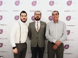 Responsables. De izquierda a derecha Christian Maldonado, Juan Vázquez y Paulo Mercado. EL INFORMADOR/E. Barrera