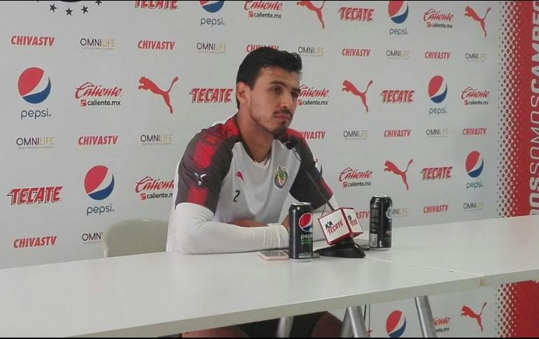 ''Hubo cosas que pasaron, la pretemporada, hubo jugadores en la Selección, lesiones'', señaló el defensa del Guadalajara. EL INFORMADOR / J. Robles