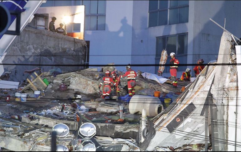 La joven falleció luego de que el edificio ubicado en Torreón y Viaducto se desplomó. NTX/ARCHIVO