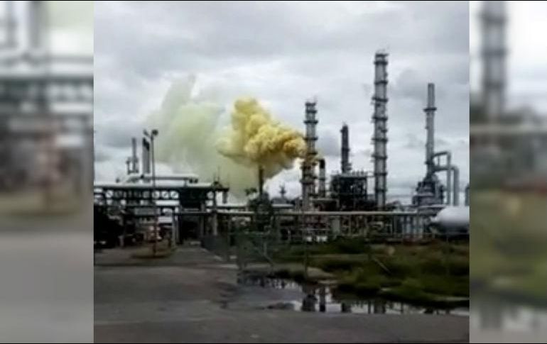 Hubo personas con molestias en las vías respiratorias y con dolores de cabeza. YOUTUBE / 24 HORAS