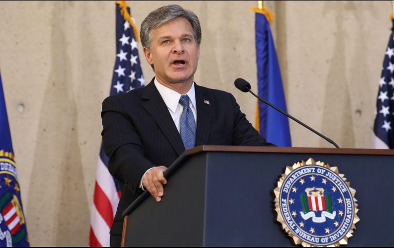 Con la elección de Wray, Donald Trump puso al frente del FBI a un director que despejó las dudas sobre posibles intromisiones.  AFP / C. Somodevilla