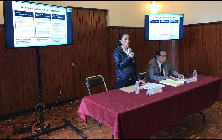 La delegada de Tlalpan indicó que el recurso fue presentado contra los directores generales Jurídico y de Gobierno en 2010 y 2014. TWITTER / @Claudiashein