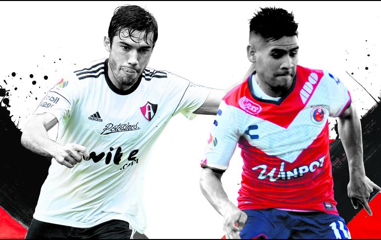Juan Pablo Vigón y Daniel Villalva. Atlas y Veracruz equipos están involucrados en la lucha por permanecer en primera división. EL INFORMADOR/J. López