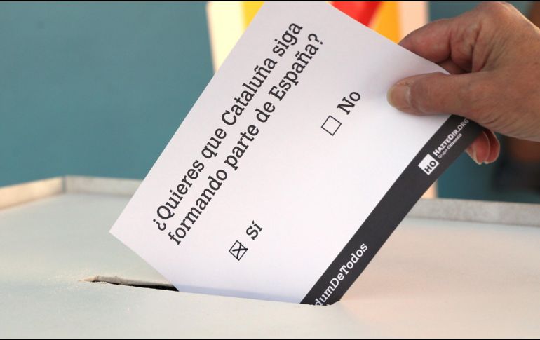 Esta es la primera vez que los independentistas revelan algunos detalles de esta votación mantenida hasta ahora bajo secreto. EFE / J. J. Guillén