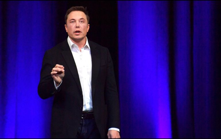 El CEO de Space X y Tesla, Elon Musk, durante la presentación del BFR en Adelaide, Australia. EFE / M. Sette