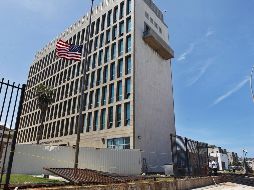 Fotografía del edificio de la Embajada estadounidense en La Habana, Cuba. EFE / ARCHIVO