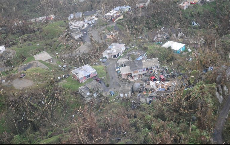 Puerto Rico quedó devastado tras el paso del huracán ‘María’. EFE/ J. Ahiram