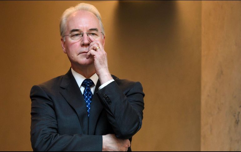 Tom Price había incluso alquilado un avión de ida y vuelta entre Washington y Filadelfia por 25 mil dólares. AFP / ARCHIVO