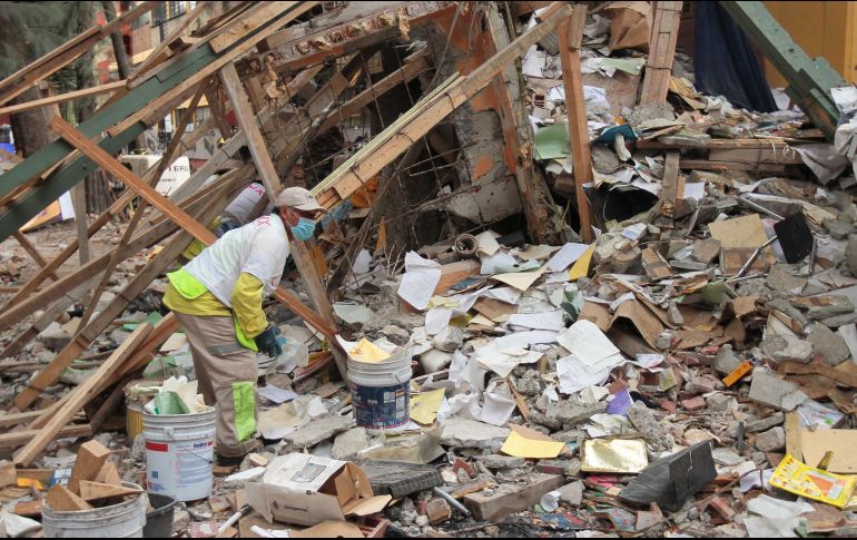 Los sismos que afectaron la zona centro y sur del país, que pusieron en evidencia irregularidades en edificios de reciente construcción. NTX / I. Hernández