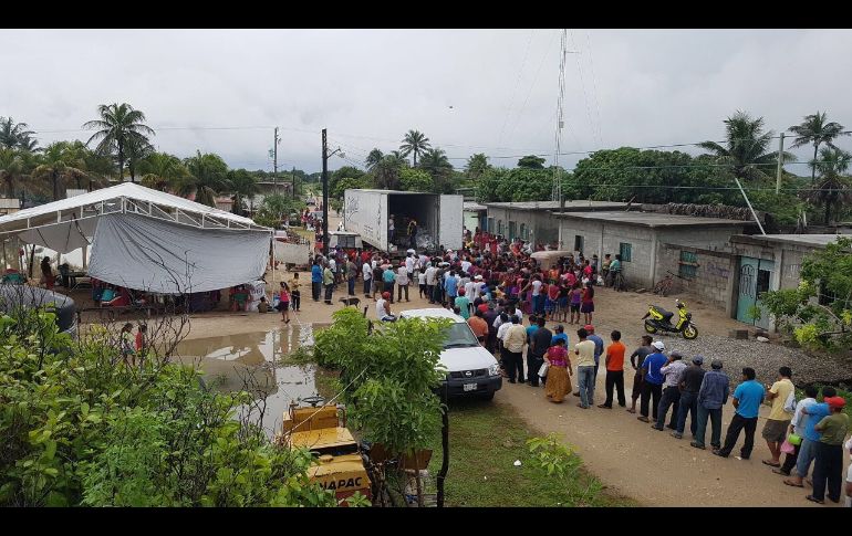 El DIF Zapopan ha logrado recolectar 55 toneladas de ayuda humanitaria para los afectados de Oaxaca. ESPECIAL /