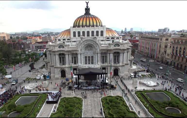 El Palacio de Bellas Artes hizo el anuncio mediante sus redes sociales. NTX / ARCHIVO