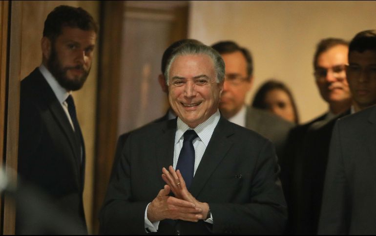 “El país no puede quedar en manos de criminales y bandidos que manipulan autoridades”, manifestó el presidente. AFP / S. Lima