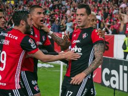 Milton Caraglio anotó el doblete que le dio la victoria al Atlas. MEXSPORT / C. de Marchena