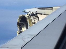 El aterrizaje de emergencia se realizó sin contratiempos y no se reportaron heridos, indicó la aerolínea. TWITTER / @Martgenia