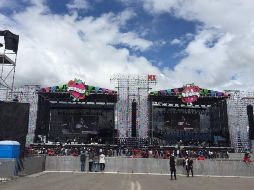 Fanáticos entregaron víveres para recibir un boleto y disfrutar de sus bandas favoritas. TWITTER/@Rockfestmexico