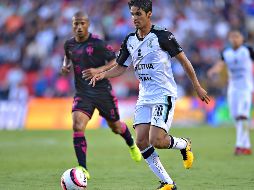 Acción del partido entre Querétaro y Rayados en el estadio Corregidora. MXS / I. Ortiz