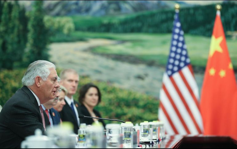 Tillerson aseguró en Beijing que están 