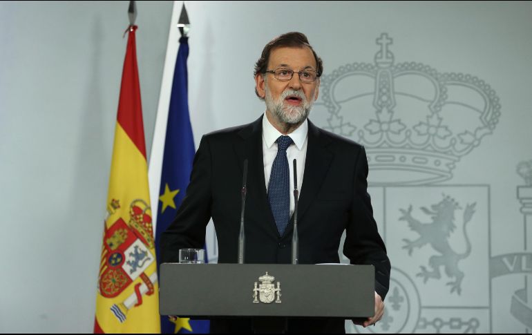 Mariano Rajoy agradeció el trabajo de los jueces y fiscales y de la Policía y la Guardia Civil ante el “ataque a la realidad”.  EFE / J. Guillén