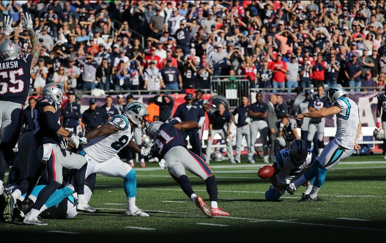 Gano se reivindicó tras fallar un intento de punto extra en el tercer cuarto. EFE/ M. Campbell