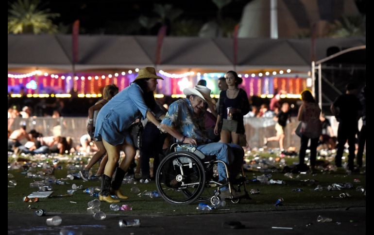 Al momento del tiroteo, había unas 22 mil personas presenciando el espectáculo. AFP / GETTY IMAGES / D. Becker