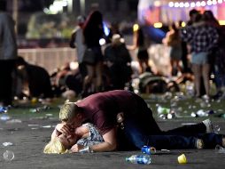 La policía de Las Vegas pide paciencia a los familiares porque la identificación de las víctimas llevará tiempo. AFP / D. Becker
