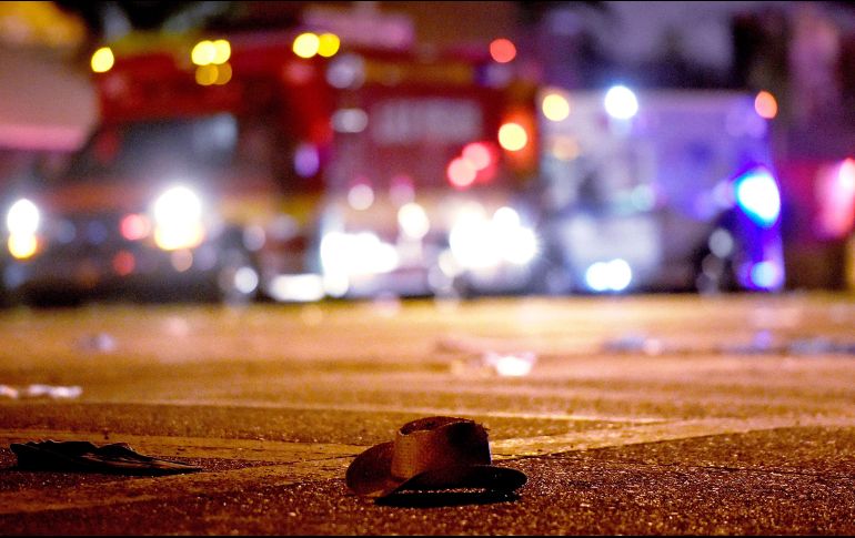 Un hombre de 64 años disparó una metralladora hacia un concierto de country en un campo abierto frente a su hotel. AFP / D. Becker