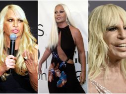 Con 62 años de edad, el paso del botox por el rostro de Donatella Versace se hace evidente. ESPECIAL