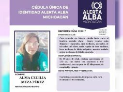 La madre de  Alma dijo que un día antes, la joven les avisó que iría a su pueblo y que le pusieran una recarga telefónica a su línea de celular. ESPECIAL