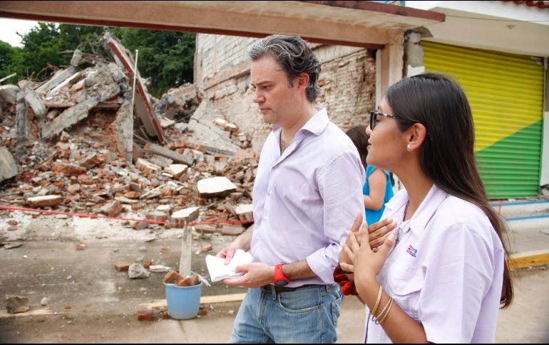 El funcionario destacó la coordinación de los tres niveles de gobierno para enfrentar los retos que ahora se tienen luego del sismo. NTX/SEP