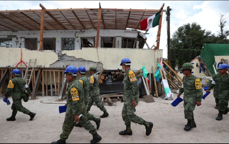 En el colegio Rébsamen murieron 19 niños tras el colapso del inmueble por el sismo del pasado 19 de septiembre. SUN/ARCHIVO