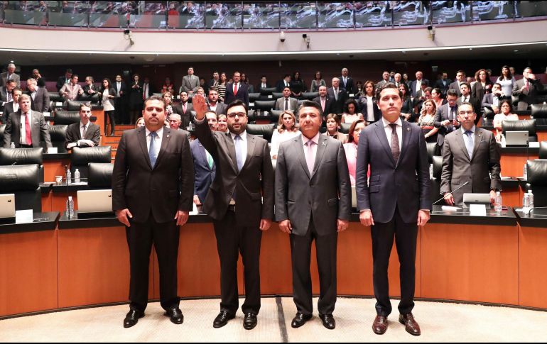 Gabriel Contreras expresó que las divergencias planteadas por los grupos parlamentarios son parte del proceso de elección. ESPECIAL / http://comunicacion.senado.gob.mx