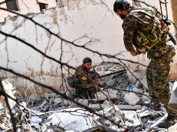 Aseguran que en el ataque también murieron más de 60 milicianos del grupo terrorista. AFP/B. Kilic