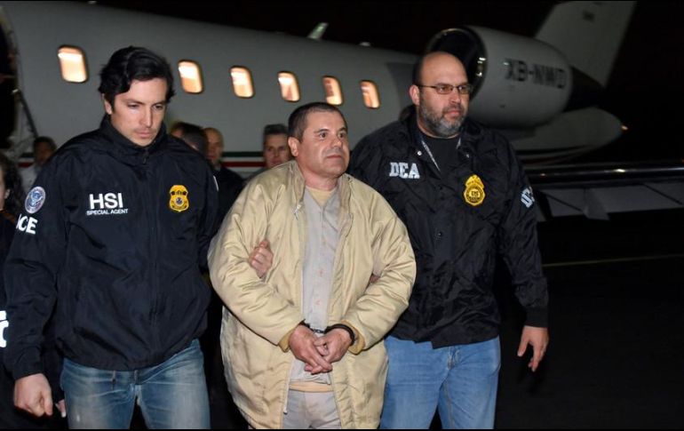 Joaquín Guzmán, preso en Nueva York desde enero, puede recibir también libros y revistas. AP / ARCHIVO
