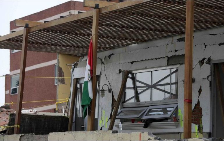 En el Colegio Rébsamen murieron 19 niños por el colapso tras el sismo del 19 de septiembre. SUN / ARCHIVO