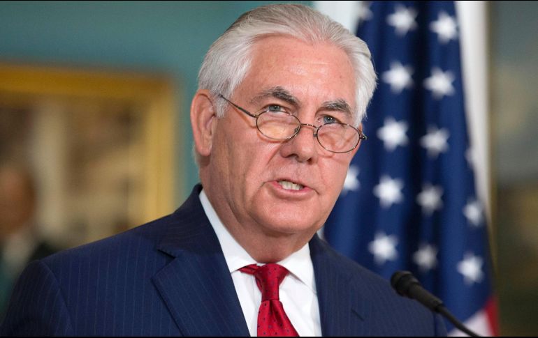 Tillerson (foto) aseguro que Trump pone a EU y a los estadounidenses primero. EFE/ M. Reynolds