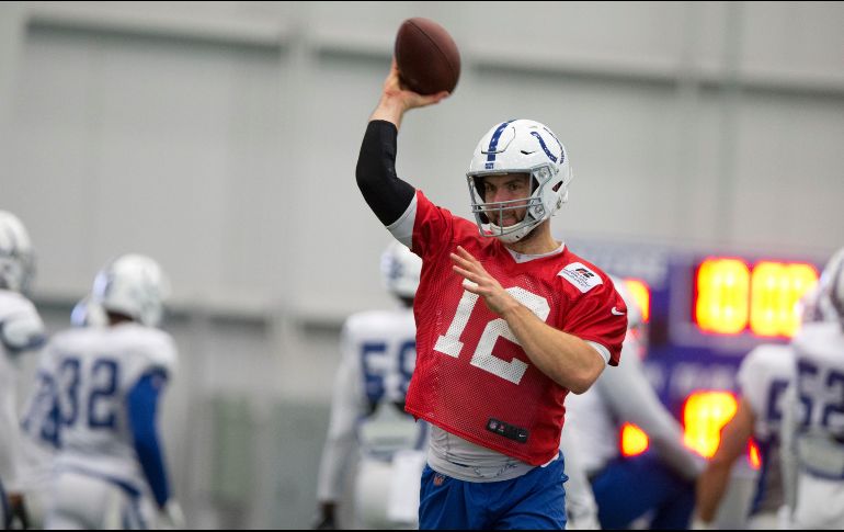 En ausencia de Luck, los de Indianápolis registran un récord perdedor de 1-3 en la presente temporada. AP/ M. Conroy