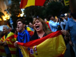 Se mantiene la ruptura en las calles de España, donde persisten las manifestaciones en contra de la independencia catalana. AP/F. Seco