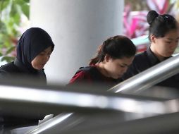 Aisyah y Huong se han declarado inocentes del cargo de asesinato. AP/S. Asyraf