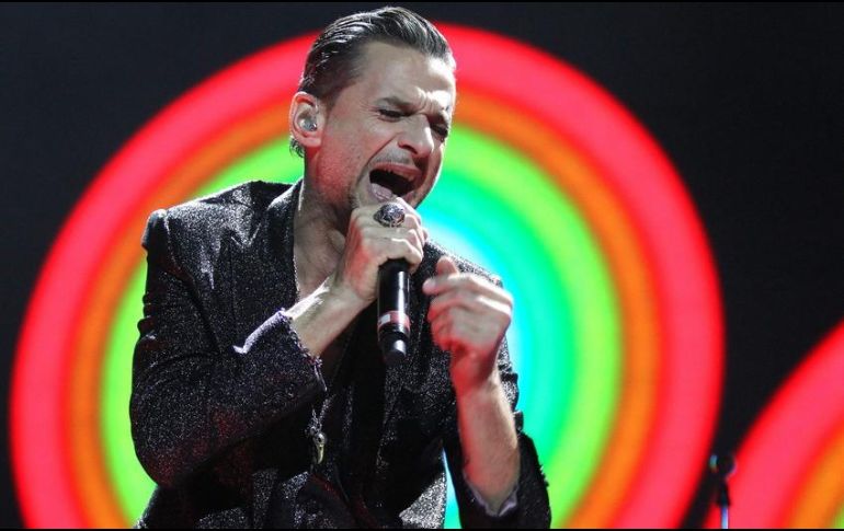 Dave Gahan vocal de Depeche Mode banda nominada para pertencer al Salón de la Fama del Rock and Roll 2018. EFE / ARCHIVO