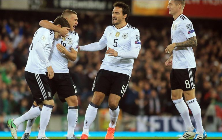 Los alemanes recibirán a Azerbaiyán el el domingo en un partido de trámite en la última fecha. EFE/ P. McErlane