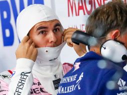 Por la tarde, las condiciones empeoraron con la llegada de la lluvia, lo que limitó la presencia del tapatío en pista. EFE/ D. Azubel