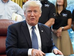 “Tienen un presidente increíble en México debo decir”, aseguró el mandatario de EU. EFE / R. Sachs