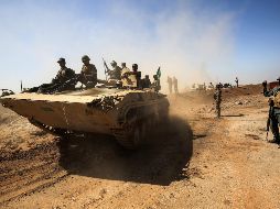 “El reto para los próximos años en Iraq y en Siria será el trabajo de la policía” indica el general Robert Sofge Sofge. AFP/ A. Al-Rubaye