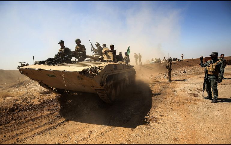 “El reto para los próximos años en Iraq y en Siria será el trabajo de la policía” indica el general Robert Sofge Sofge. AFP/ A. Al-Rubaye