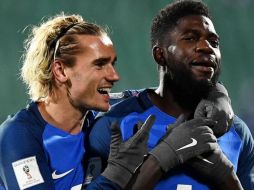 Griezmann (I) anotó el único tanto del partido jugado en Sofía. AFP/F. Fife